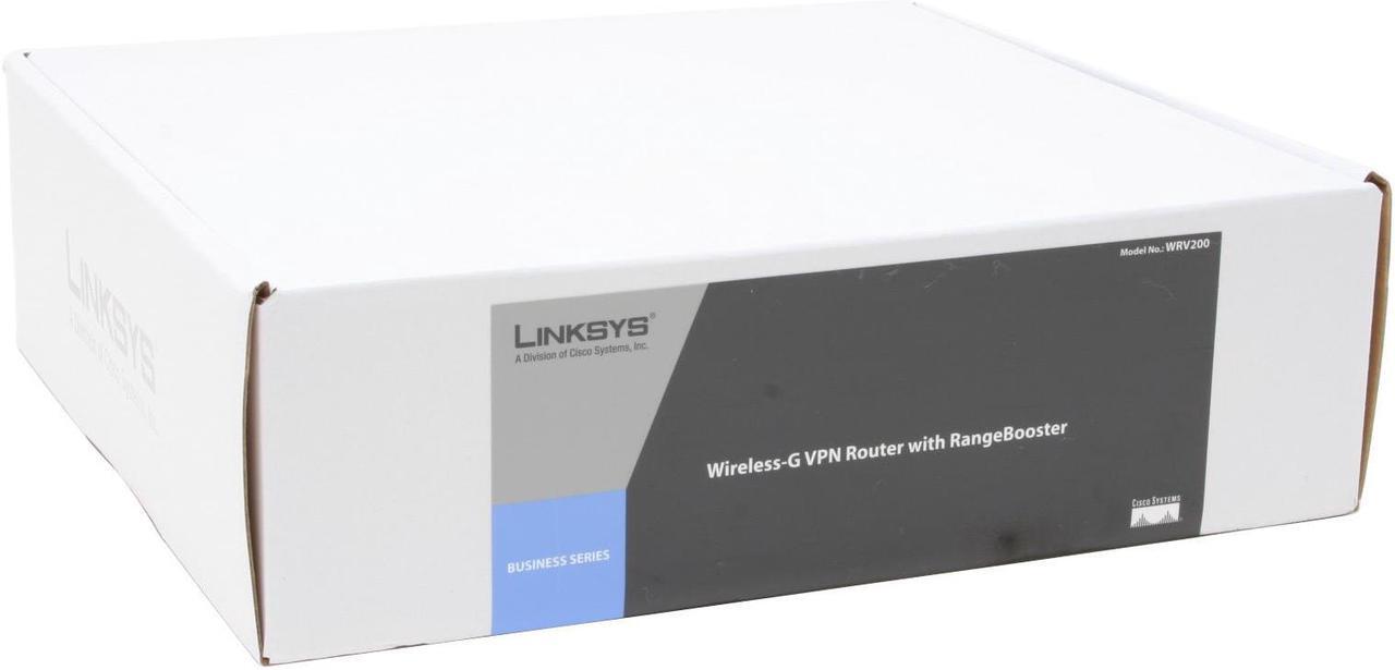 Alt view image 5 of 5 - Cisco Small Business WRV200 Wireless-G VPN Router with RangeBooster IEEE 802.3/3u, IEEE 802.11b/g