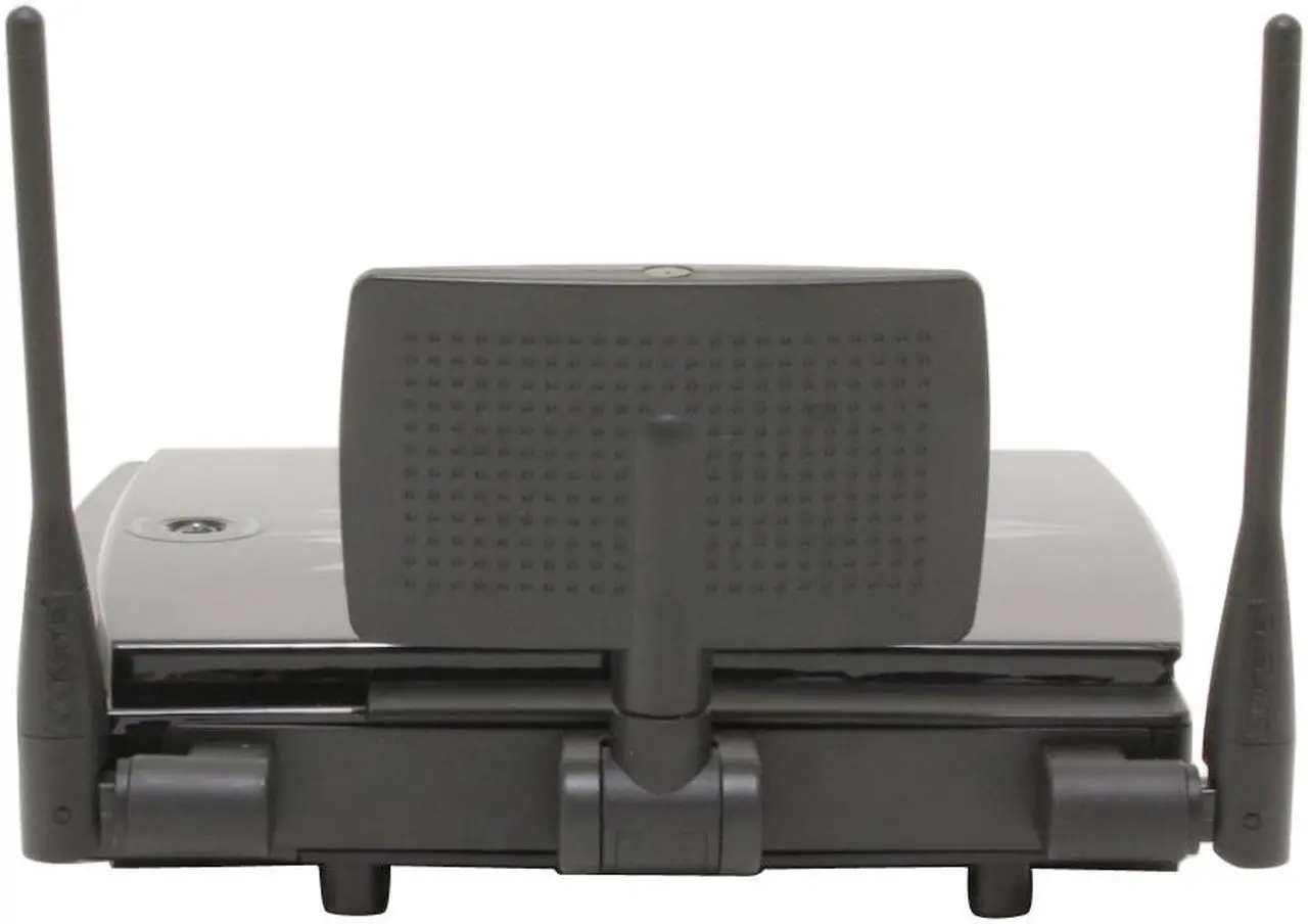 Alt view image 4 of 8 - Linksys WRT330N Wireless-N Gigabit Gaming Router 802.11b, 802.11g, 802.3, 802.3u, draft 802.11n
