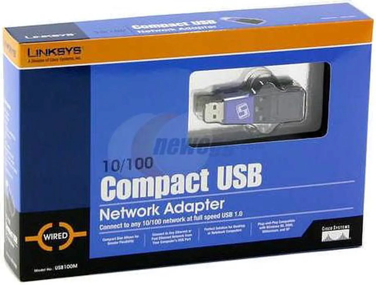 Alt view image 4 of 4 - LINKSYS USB100M Network Adapter 10/100Mbps USB 1 x RJ45