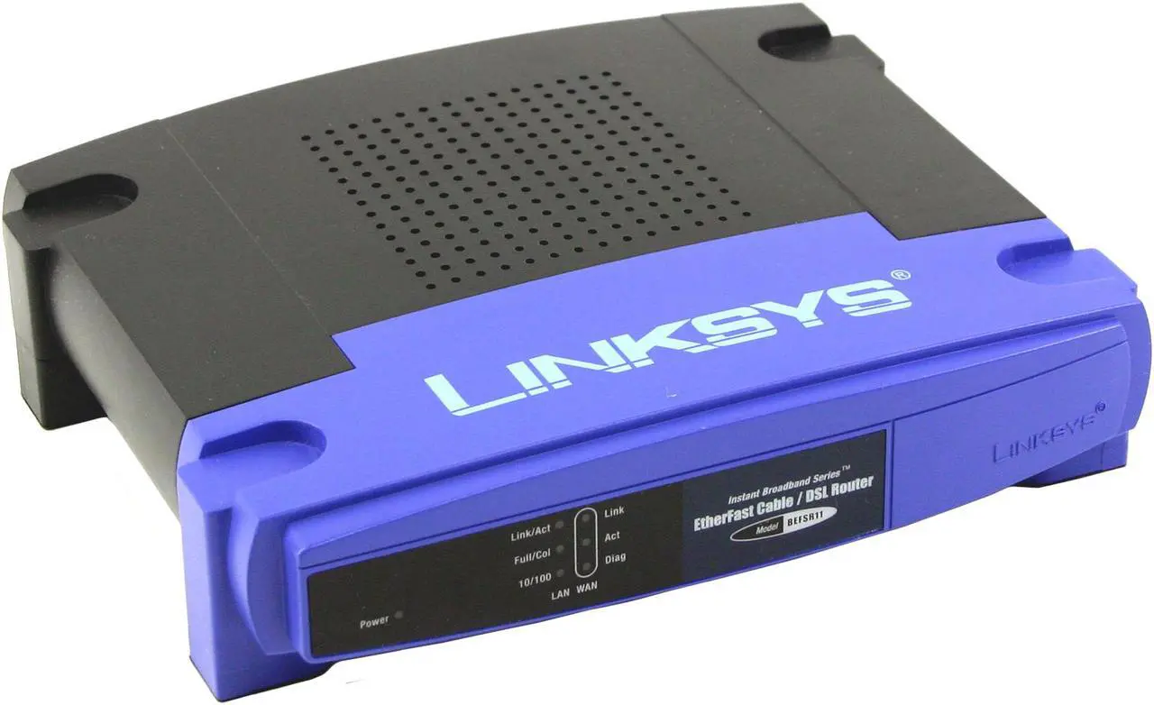 Main image of LINKSYS BEFSR11 1-Port Cable/DSL Router 1 x 10Mbps WAN Ports 1 x 10/100Mbps LAN Ports