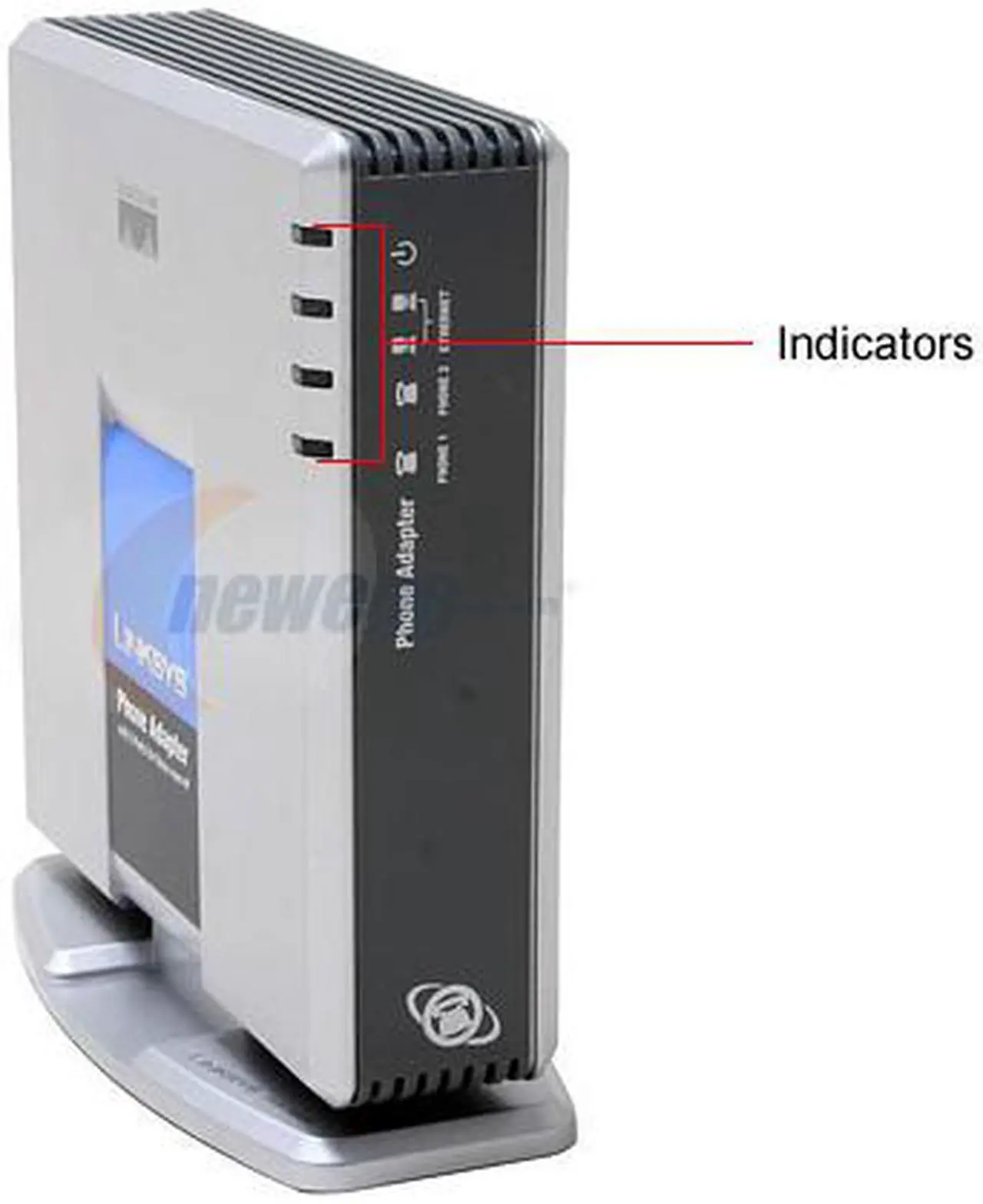 Alt view image 2 of 5 - LINKSYS PAP2 Phone Adapter Powered by Vonage with 2 Ports for Voice-over-IP