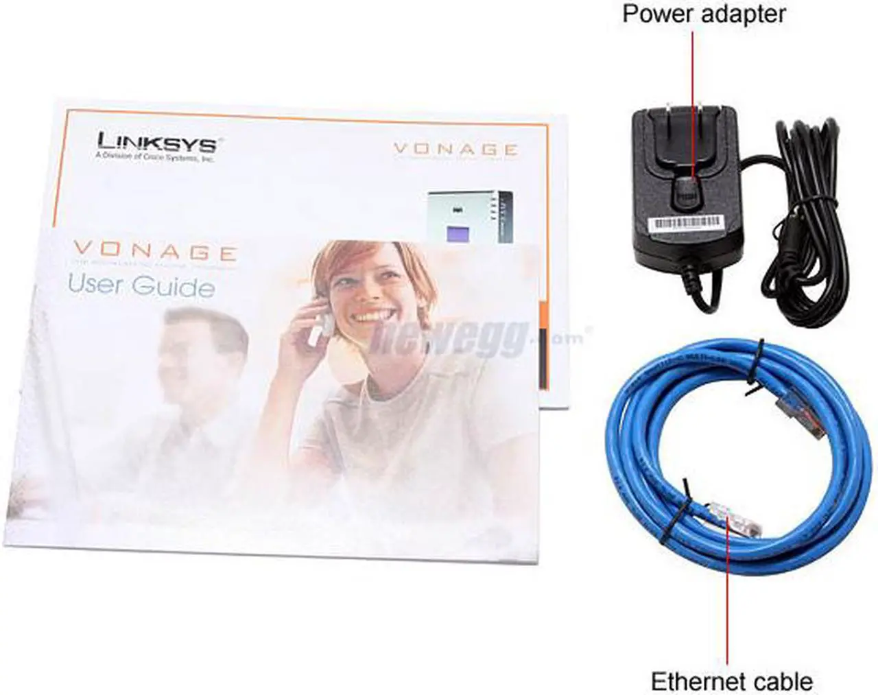 Alt view image 4 of 5 - LINKSYS PAP2 Phone Adapter Powered by Vonage with 2 Ports for Voice-over-IP