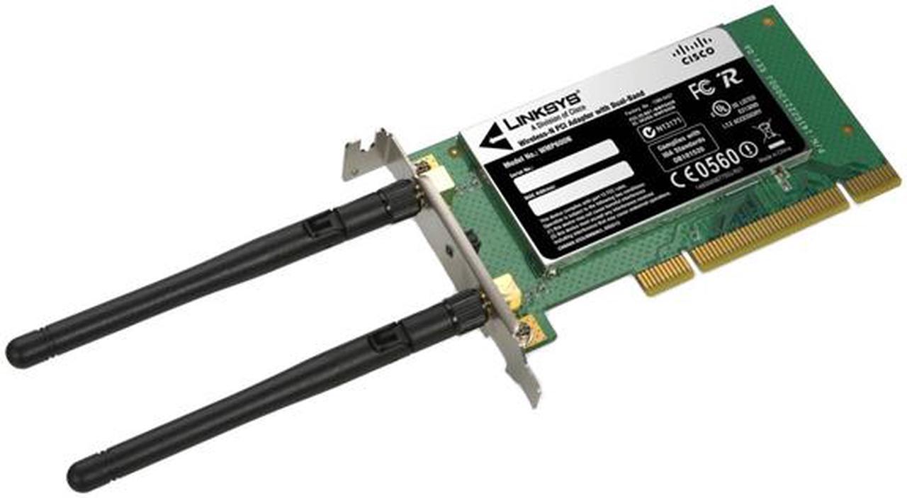 Linksys Wireless-N300 PCI Adapter with Dual-Band (WMP600N)