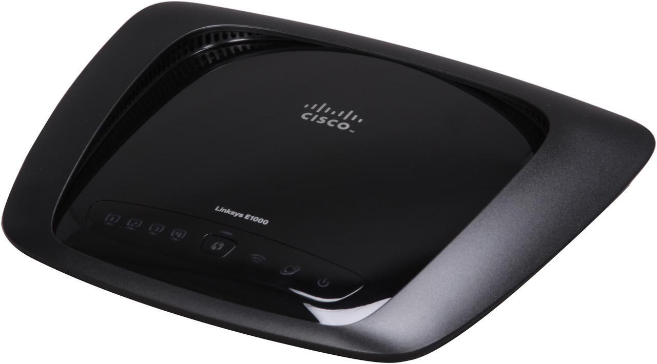 Alt view image 2 of 9 - Linksys E1000 802.11b/g/n Wireless Broadband Router up to 300Mbps/ 10/100 Mbps Ethernet Port x4