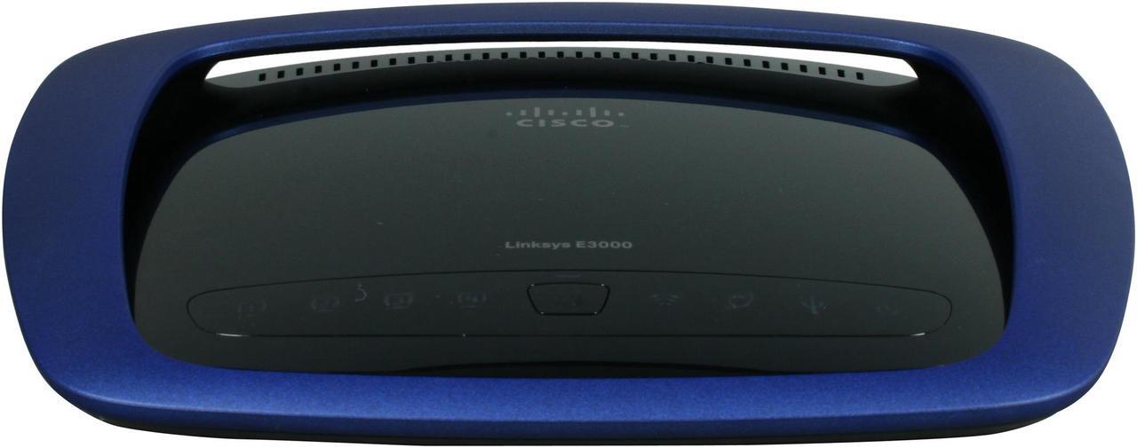 Alt view image 2 of 5 - LINKSYS E3000 Wireless Router simultaneous Dual Band Gigabit 802.11a/b/g/n 2.4GHz / 5GHz up to 300Mbps with USB Built-in UPnP AV Media Server