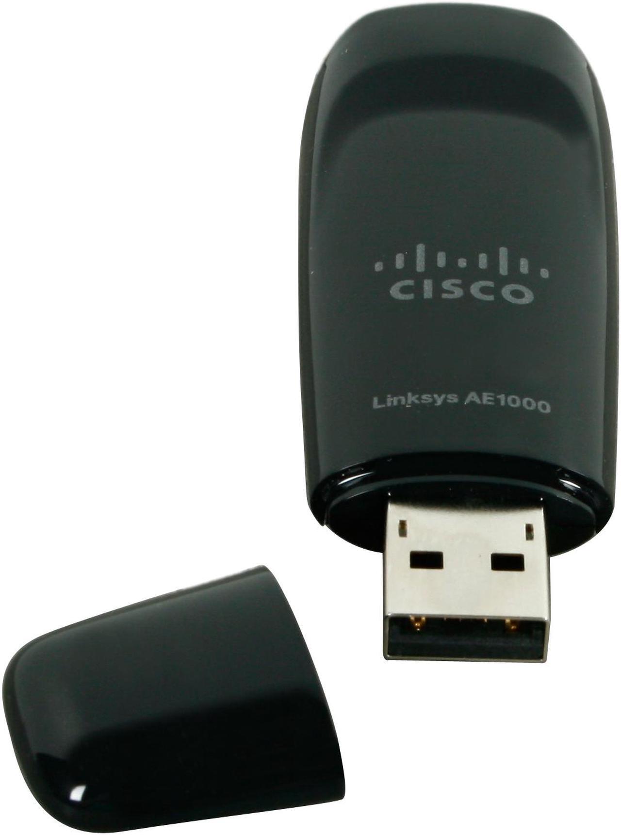 Alt view image 5 of 10 - Linksys AE1000 Wireless Adapter IEEE 802.11a/b/g, IEEE802.11n Draft USB 2.0