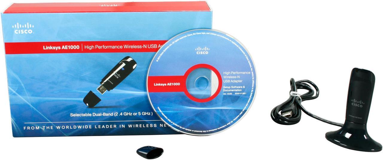 Alt view image 10 of 10 - Linksys AE1000 Wireless Adapter IEEE 802.11a/b/g, IEEE802.11n Draft USB 2.0