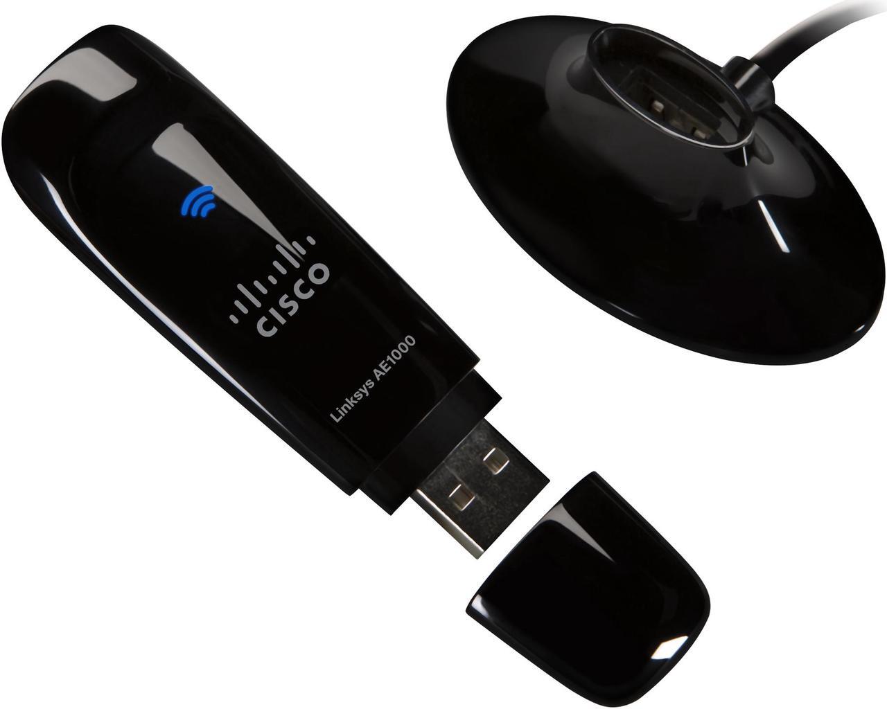 Alt view image 9 of 10 - Linksys AE1000 Wireless Adapter IEEE 802.11a/b/g, IEEE802.11n Draft USB 2.0