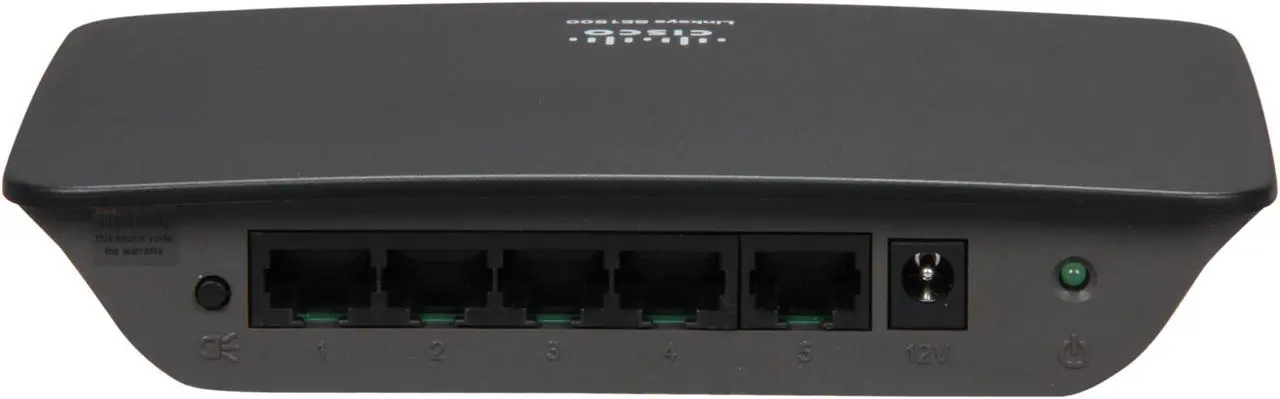 Alt view image 4 of 5 - LINKSYS SE1500 Unmanaged 5-Port Fast Ethernet Switch