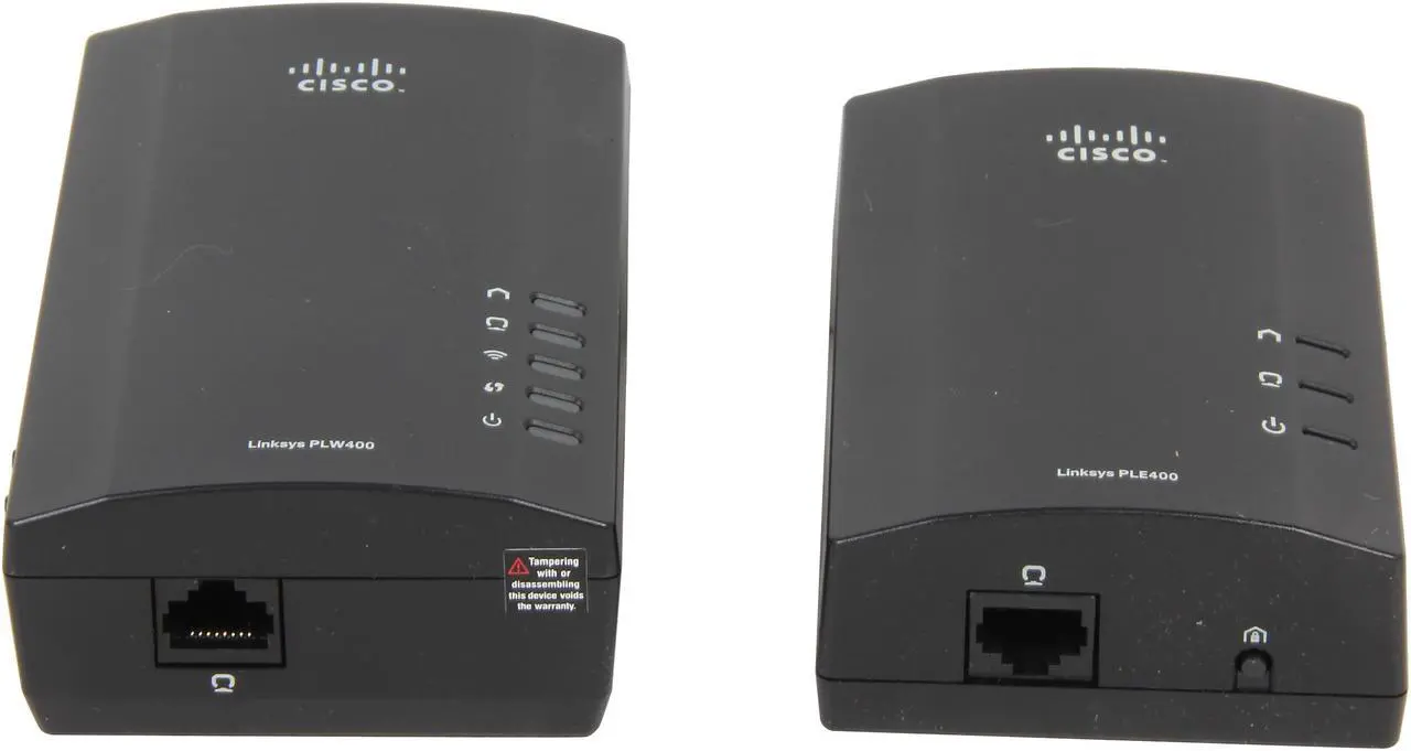 Alt view image 2 of 6 - LINKSYS PLWK400-NP Powerline AV200+ Wireless N300 Network Extender Kit, Up to 200Mbps