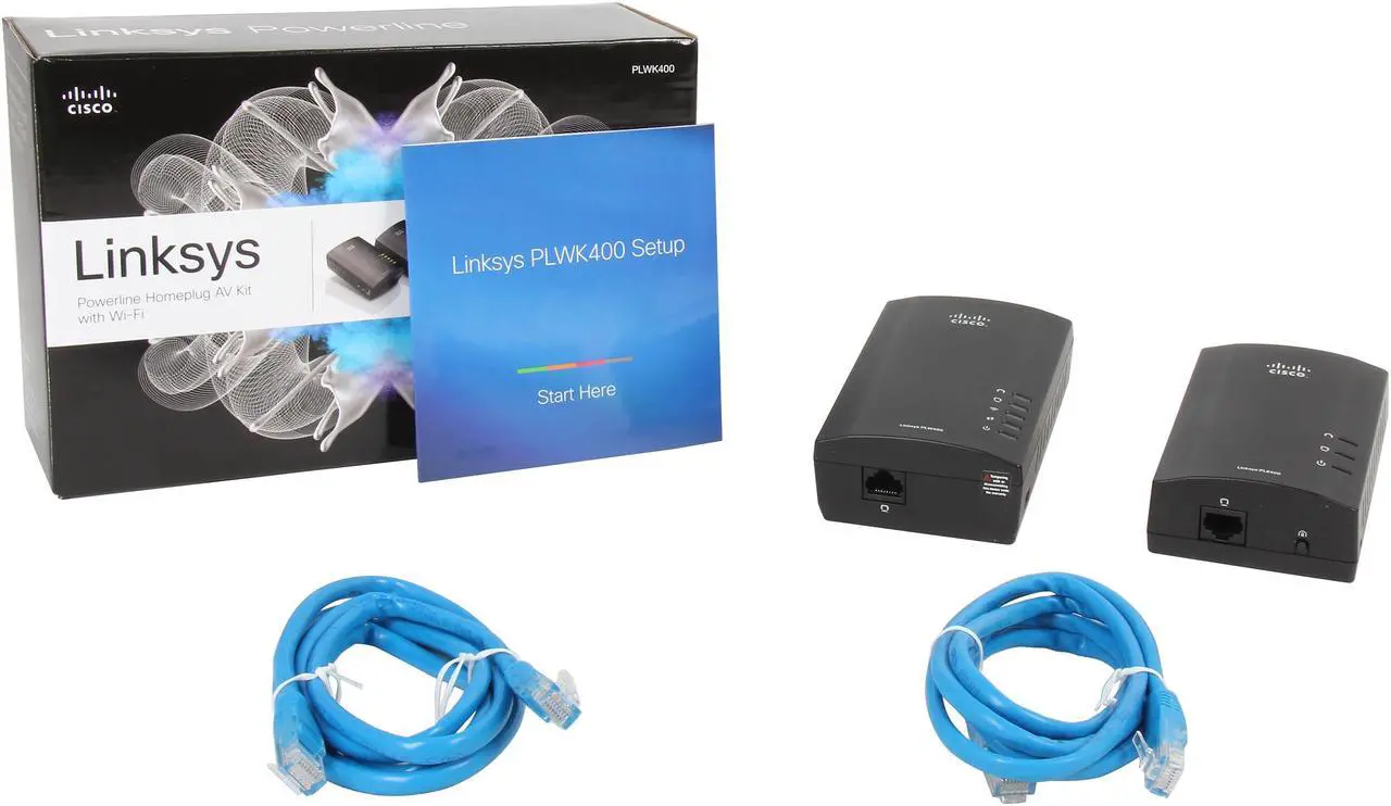Alt view image 6 of 6 - LINKSYS PLWK400-NP Powerline AV200+ Wireless N300 Network Extender Kit, Up to 200Mbps