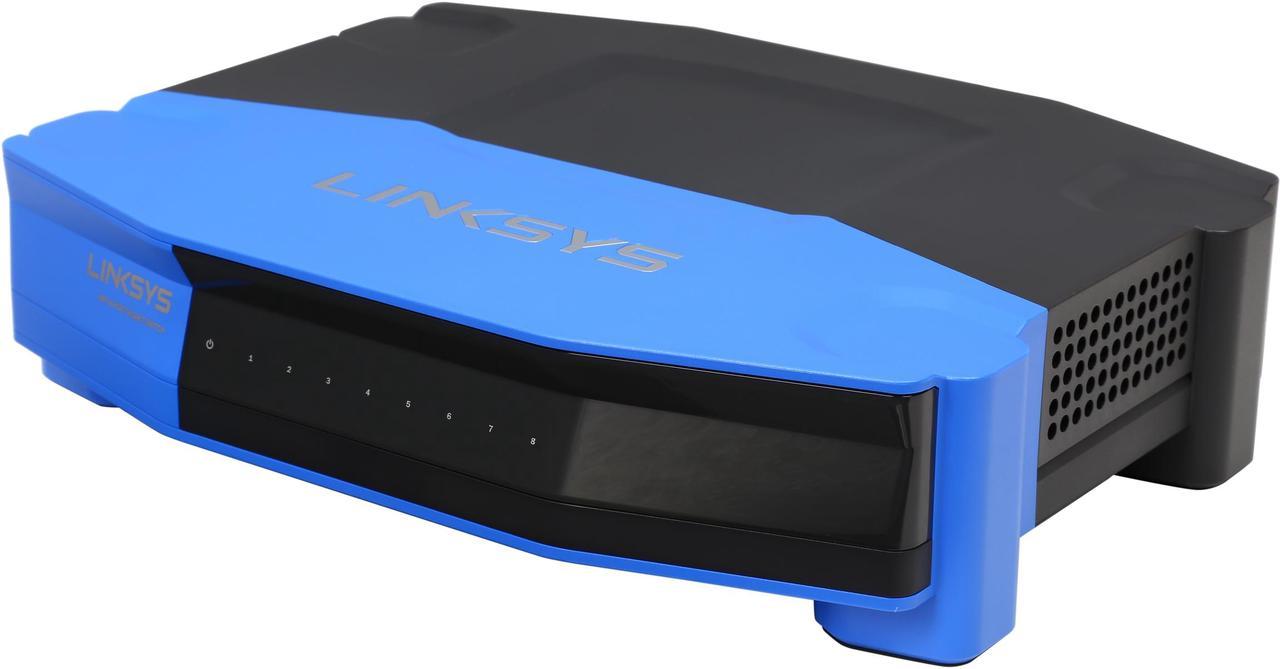 Linksys WRT 8-Port Gigabit Switch, Works with Linksys WRT1900AC Wi-Fi Router (SE4008)