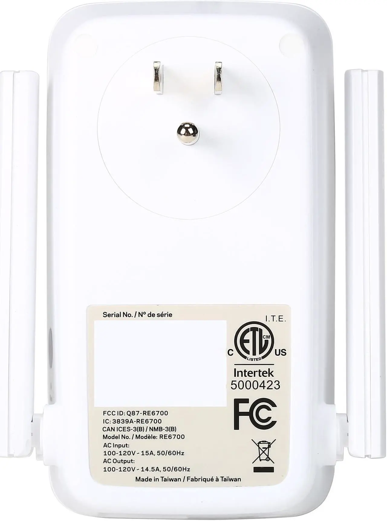 Alt view image 5 of 8 - Linksys RE6700 AC1200 AMPLIFY Dual-Band Wi-Fi Range Extender