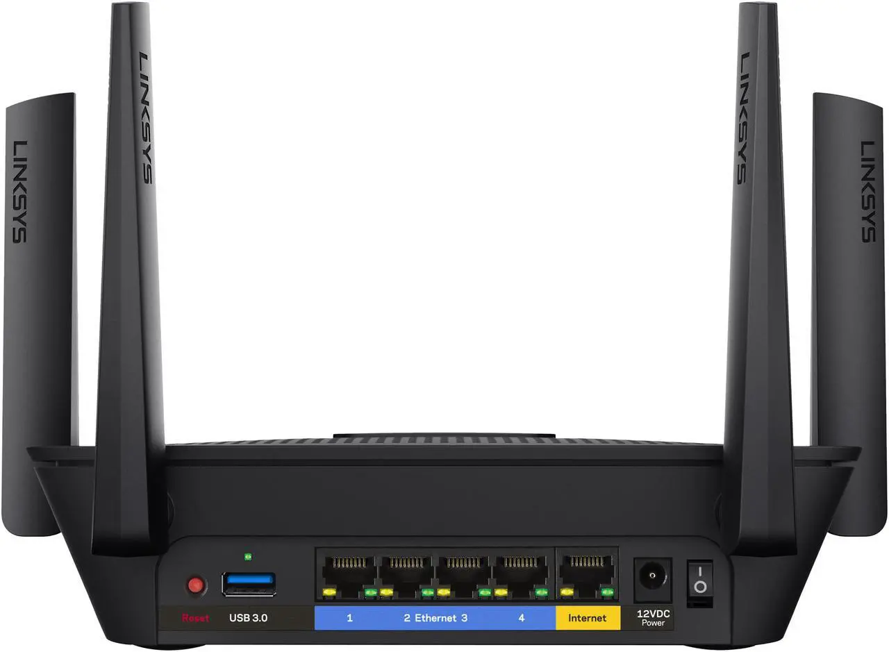 Alt view image 3 of 6 - Linksys EA8300 Max-Stream AC2200 Tri-Band MU-MIMO Wi-Fi Router
