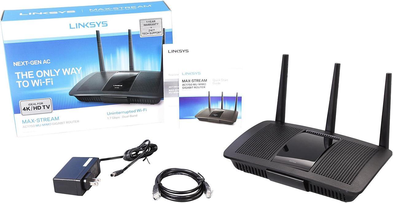 Alt view image 7 of 7 - Linksys EA7300 MAX-STREAM AC1750 Next Gen MU-MIMO Smart Wi-Fi Router with Seamless Roaming
