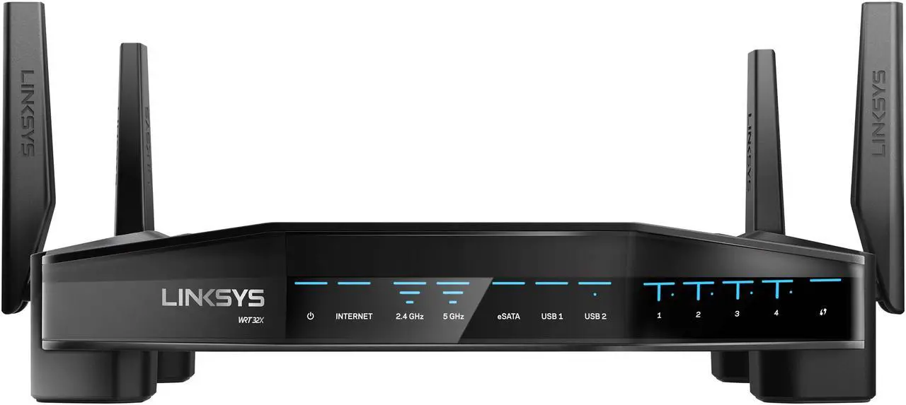 Alt view image 3 of 7 - Linksys WRT32X AC3200 Dual-band Gaming Router