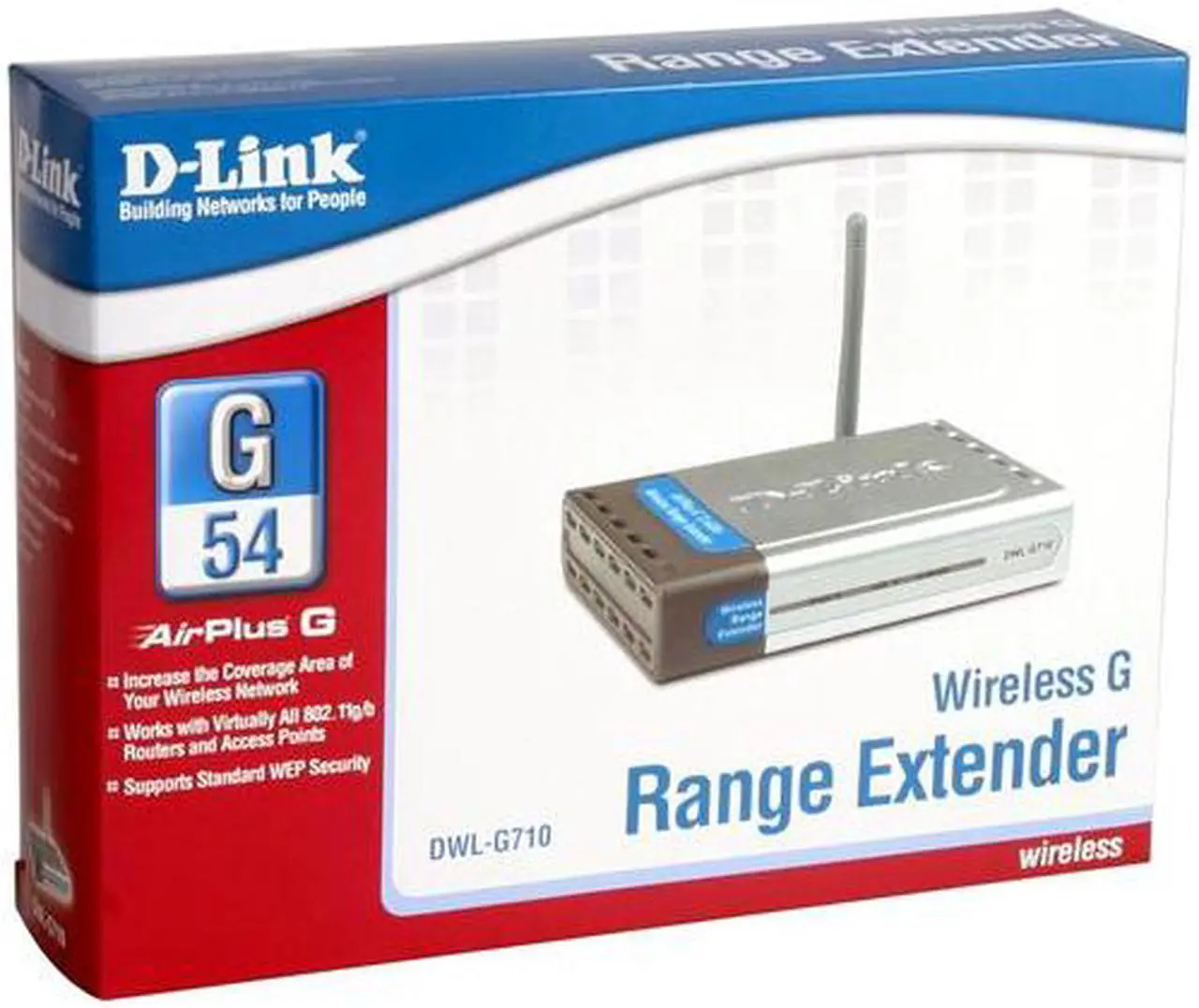 Alt view image 6 of 6 - D-Link DWL-G710 High Speed 2.4GHz (802.11g) Wireless Range Extender