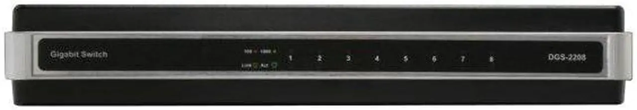 Main image of D-Link DGS-2208 Unmanaged 8-Port Desktop Green Ethernet Switch