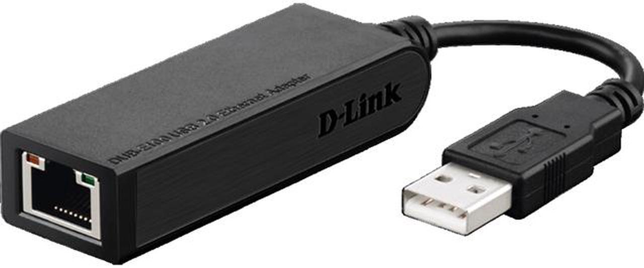 D-Link DUB-E100 Network Adapter 10/100Mbps USB 1 x RJ45