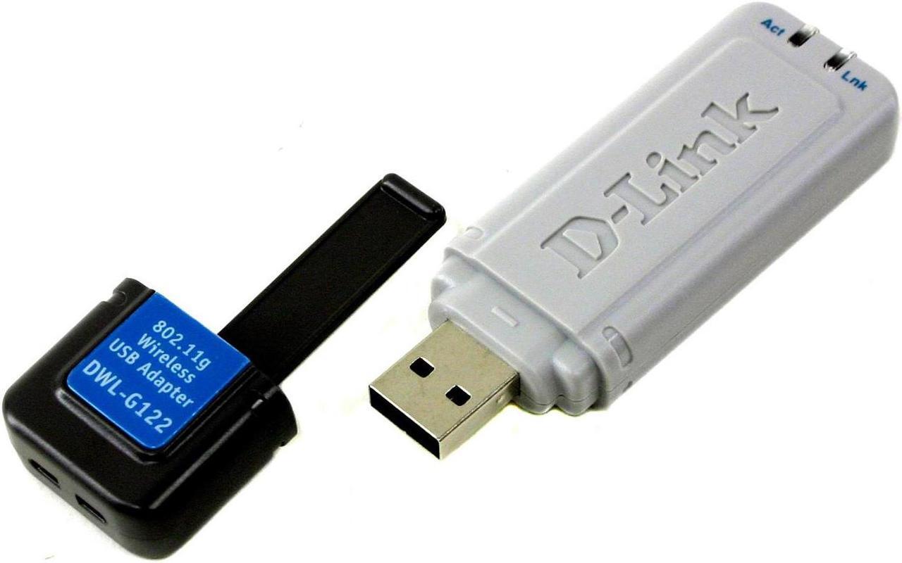 Alt view image 2 of 5 - D-Link DWL-G122 High Speed 2.4GHz Wireless Adapter IEEE 802.11b/g USB 2.0 Up to 54Mbps Wireless Data Rates
