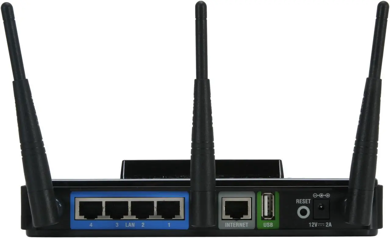 Alt view image 4 of 5 - D-Link DGL-4500 Gigabit Gaming Router 802.11a/b/g/n 2.4/5GHz Selectable Dual Band Xtreme N