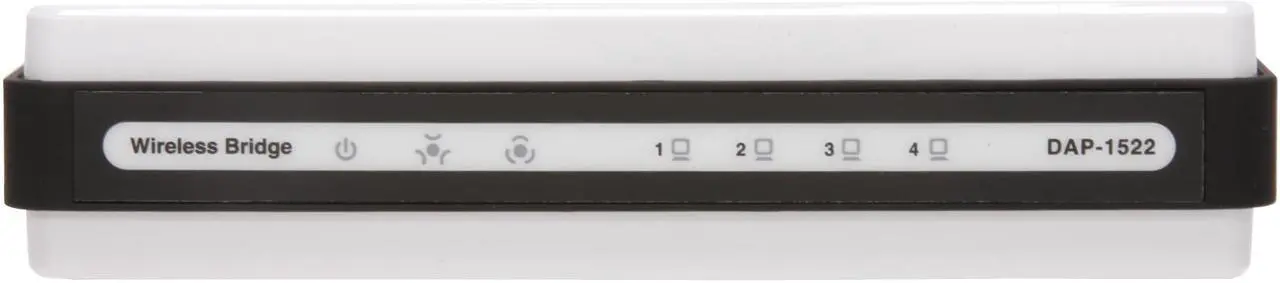 Alt view image 2 of 8 - D-Link Xtreme-N Duo Wireless Bridge/Access Point (DAP-1522) Wireless N300, Dual-Band, Fast Ethernet