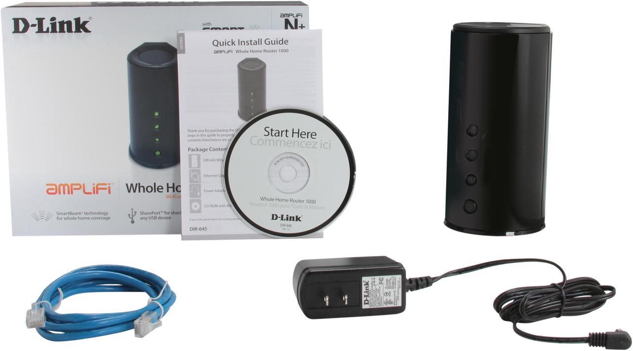 Alt view image 5 of 5 - D-Link Whole Home Router 1000 (DIR-645) Wireless N300, SmartBeam Coverage, Gigabit, USB SharePort