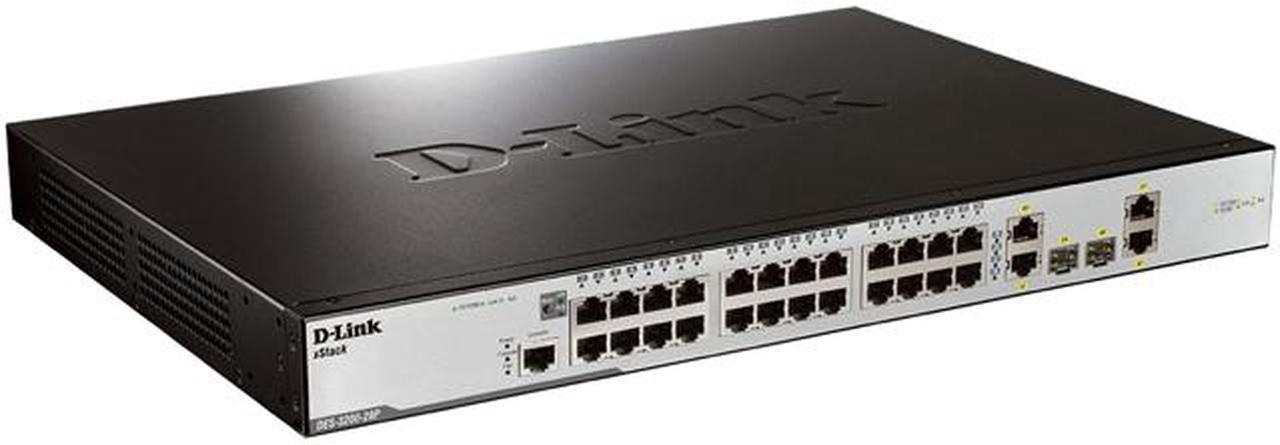 D-Link DES-3200 Series DES-3200-28P Managed Managed PoE Switch