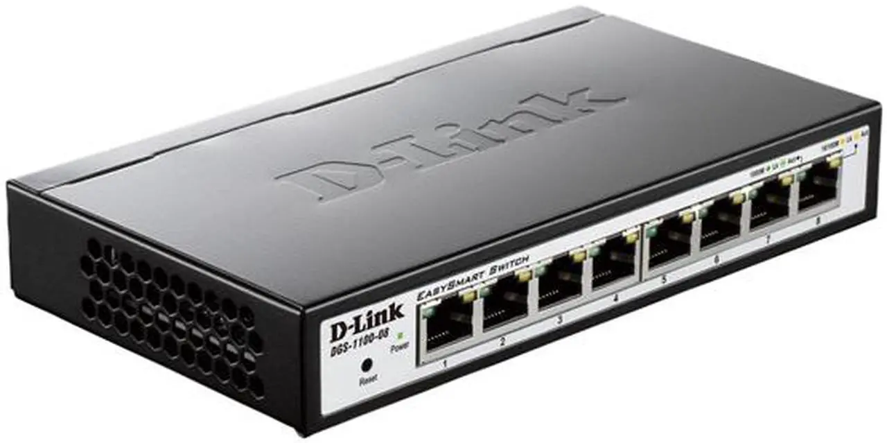Alt view image 2 of 3 - D-Link 8-Port EasySmart Gigabit Ethernet Switch - Lifetime Warranty (DGS-1100-08)