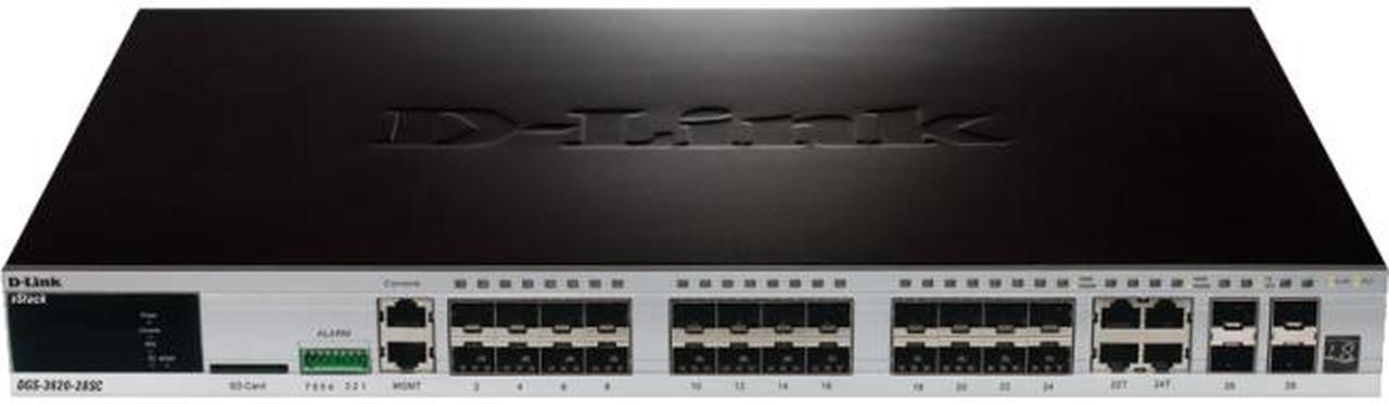 D-Link xStack DGS-3620-28SC Layer 3 Switch