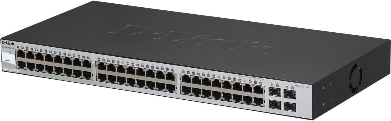 D-Link 52-Port Gigabit Web Smart Switch including 4 SFP ports