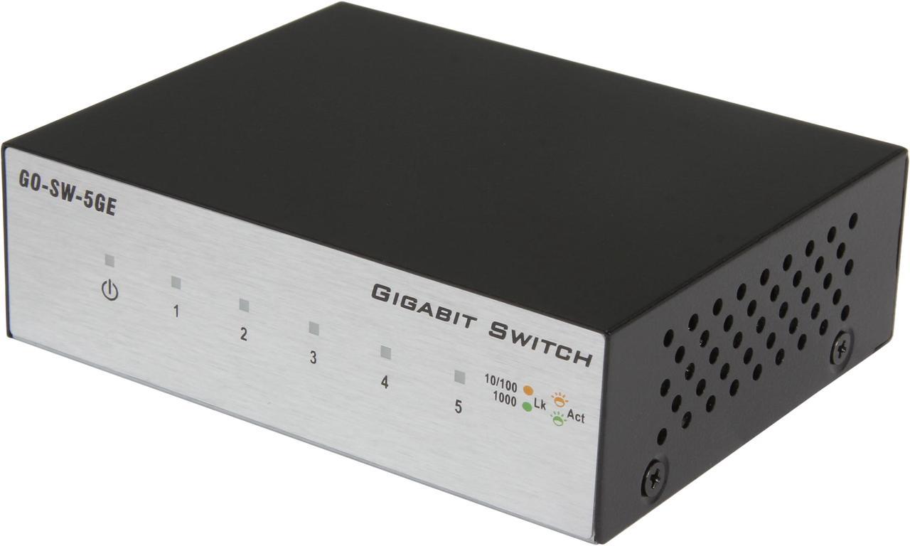 D-Link GO-SW-5GE 5-Port Gigabit Unmanaged Metal Desktop Switch