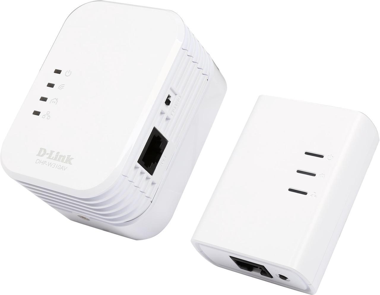 D-Link DHP-W311AV PowerLine AV200 adapter+ Wireless N300 Mini Adapter Starter Kit