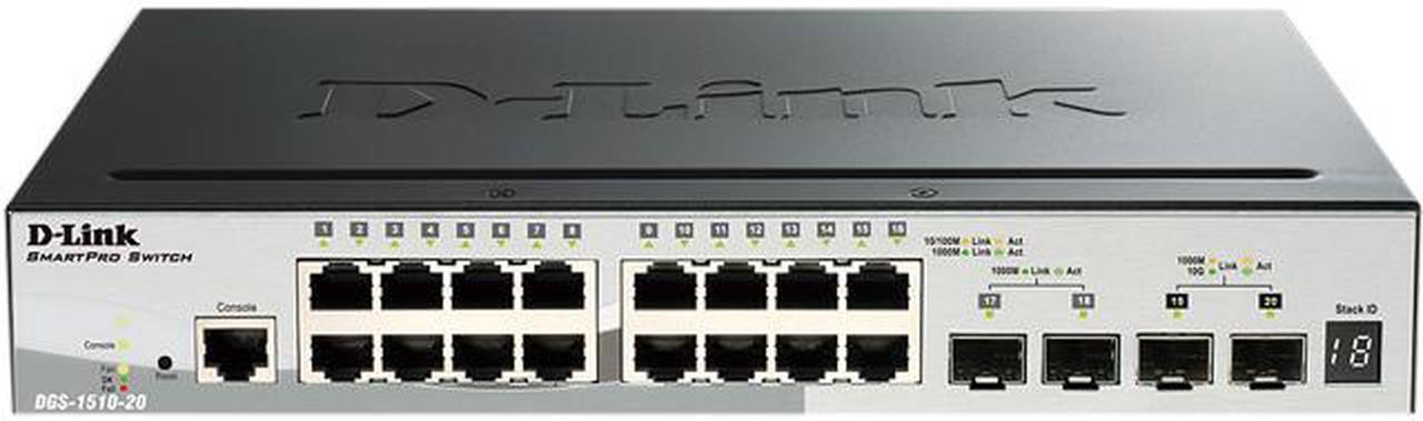 D-Link SmartPro DGS-1510-20 Ethernet Switch