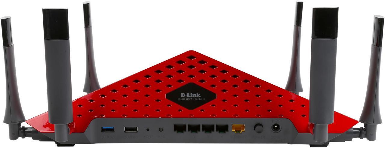 Alt view image 5 of 6 - D-Link DIR-890L/R Wireless AC3200 Ultra Tri-Band Gigabit Router, AC Smartbeam technology
