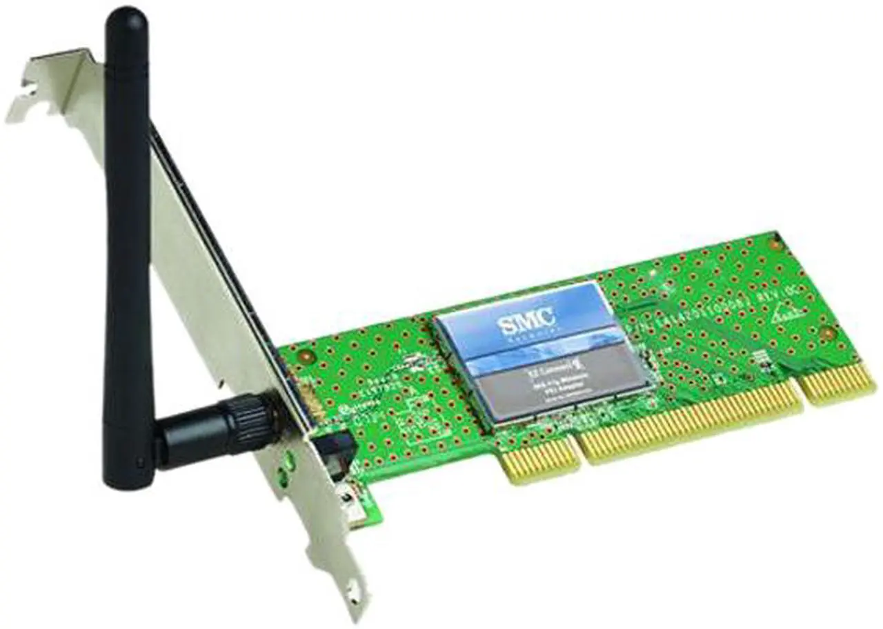 Main image of SMC LG-ERICSSON SMCWPCI-G2 EZ Connect Wireless Adapter IEEE 802.11b/g PCI Up to 54Mbps Wireless Data Rates