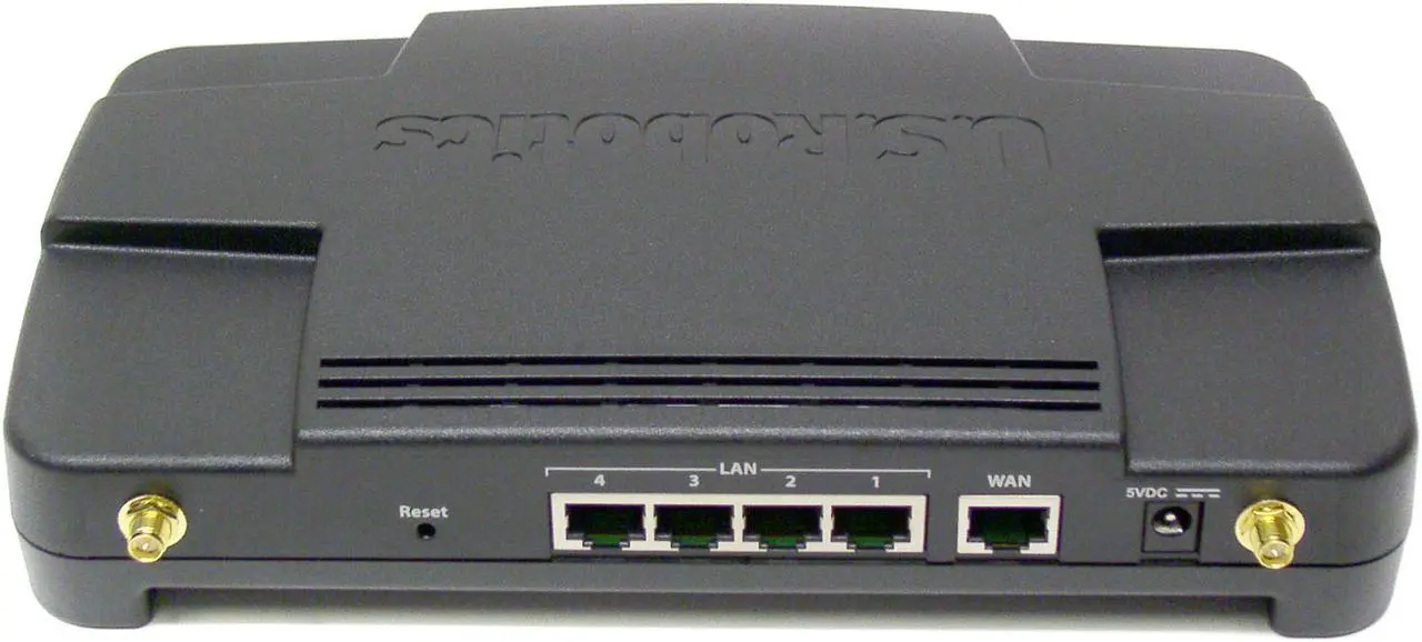 Alt view image 2 of 4 - U.S. Robotics USR8054 Wireless Turbo Router IEEE 802.3, IEEE 802.11b/g