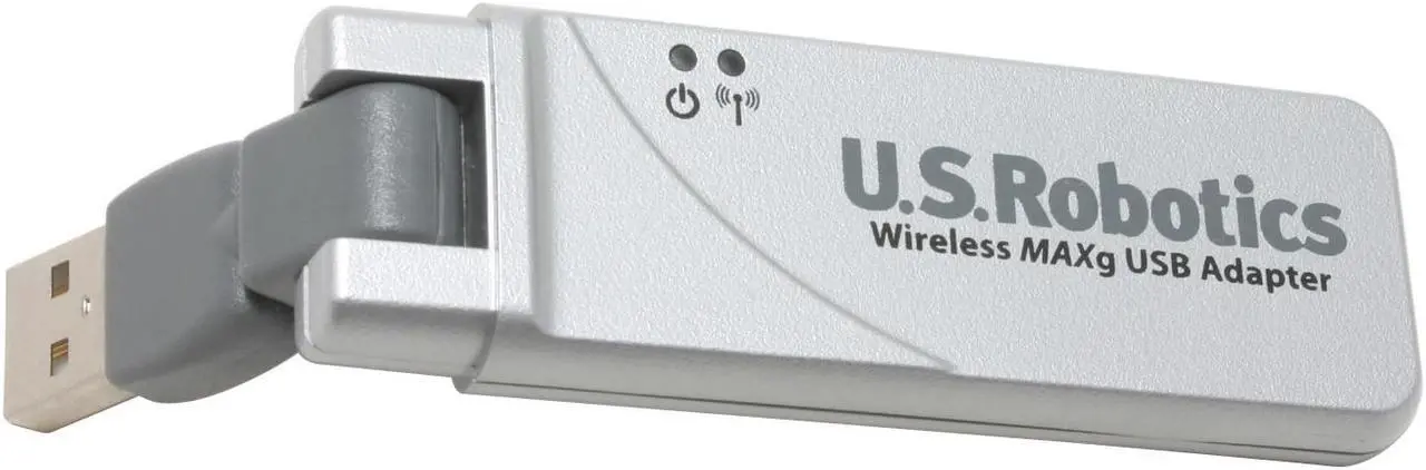 Alt view image 4 of 8 - U.S. Robotics USR5421 Wireless MAXg USB Adapter IEEE 802.11b/g USB 2.0 Up to 125Mbps Wireless Data Rates