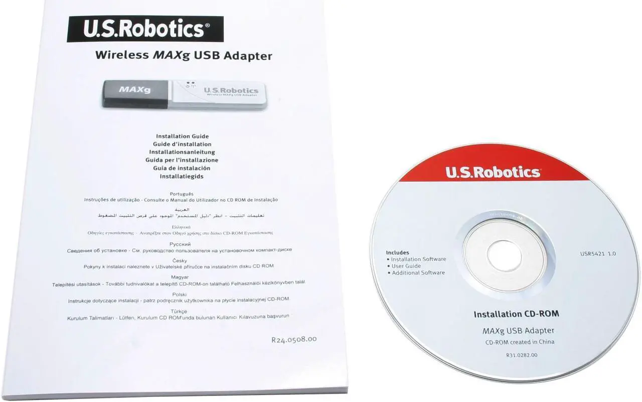 Alt view image 7 of 8 - U.S. Robotics USR5421 Wireless MAXg USB Adapter IEEE 802.11b/g USB 2.0 Up to 125Mbps Wireless Data Rates