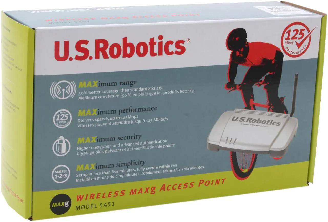 Alt view image 5 of 5 - U.S. Robotics USR5451 Wireless MAXg Access Point