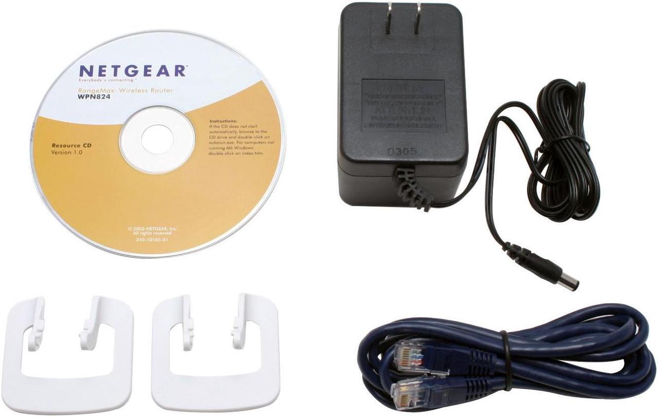 Alt view image 2 of 3 - NETGEAR WPN824 RangeMax Wireless Router IEEE 802.11b/g