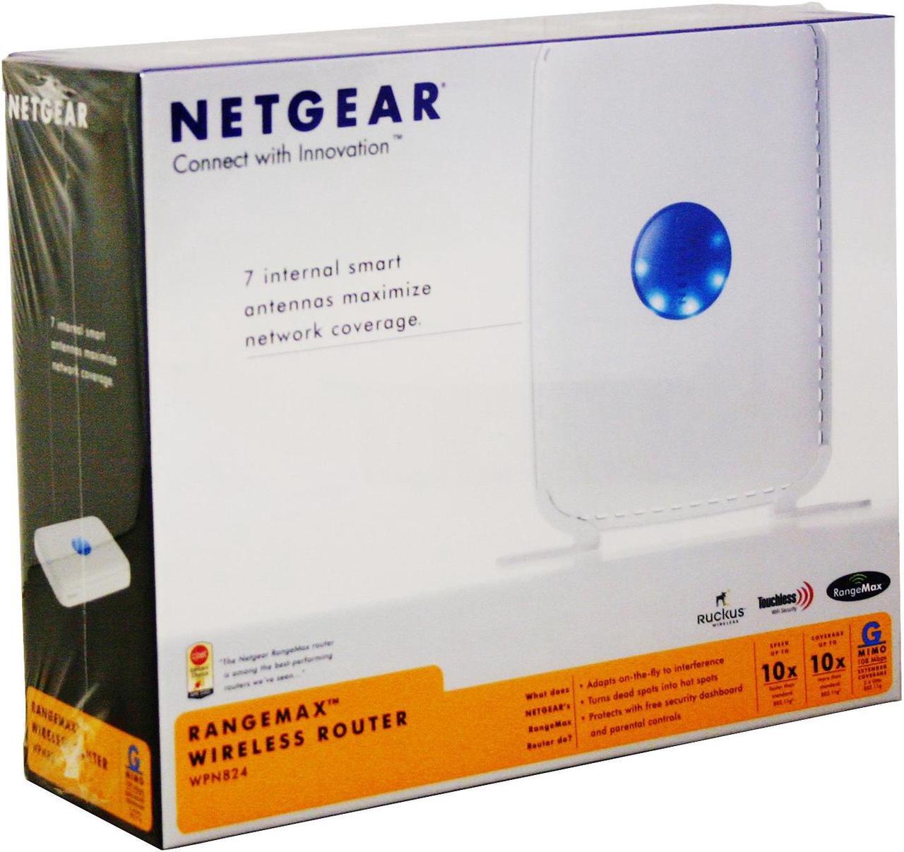 Alt view image 3 of 3 - NETGEAR WPN824 RangeMax Wireless Router IEEE 802.11b/g