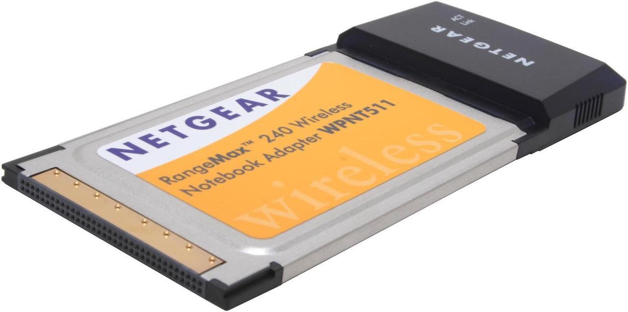 Alt view image 2 of 4 - NETGEAR WPNT511 RangeMax 240 Wireless Notebook Adapter
