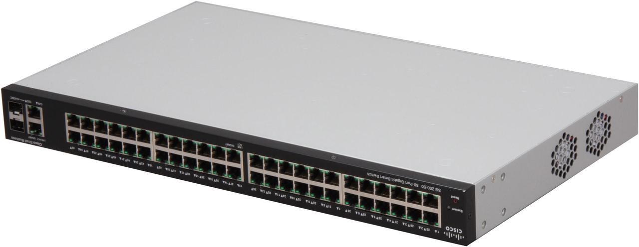 Main image of Cisco Small Business 200 Series SLM2048T-NA Smart SG200-50 Gigabit Switch