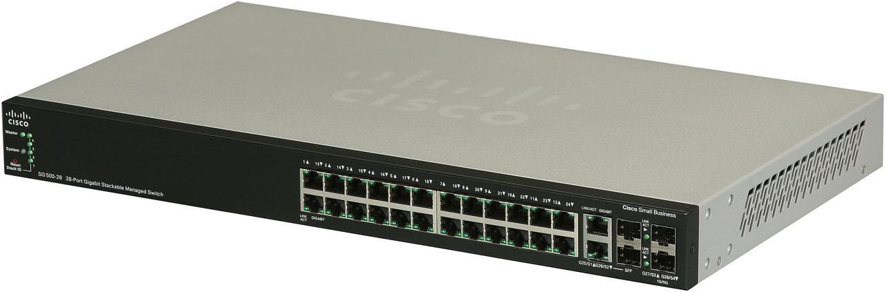 Cisco Small Business 500 Series SG500-28-K9-NA Managed Stackable Gigabit Ethernet Switch