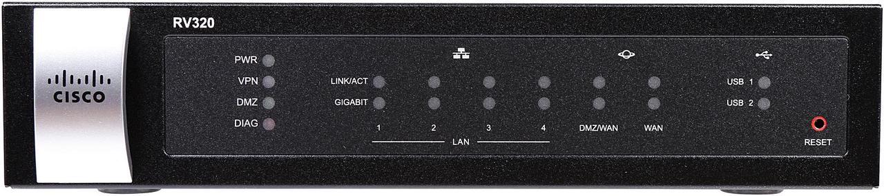 Alt view image 3 of 6 - Cisco RV320 Dual Gigabit WAN VPN Router with license-free web filtering