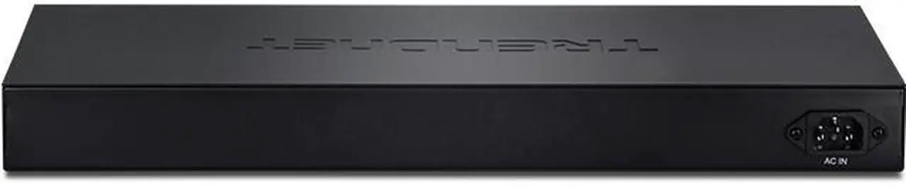 Alt view image 5 of 5 - TRENDnet 28-Port 10/100Mbps Web Smart PoE+ Switch, 20 x PoE Ports, 4 x PoE+ Ports, 2 x Gigabit Ports, 2 x Shared Gigabit Ports (RJ-45 or SFP), Rack Mountable, Lifetime Protection, Black, TPE-224WS