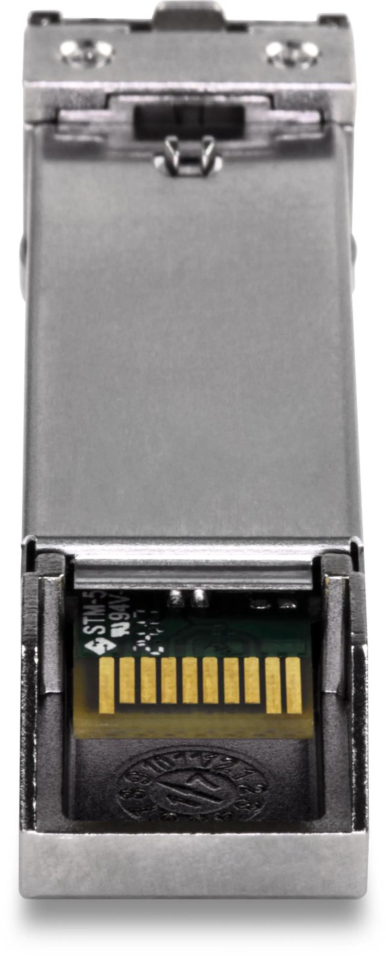 Alt view image 4 of 7 - TRENDnet SFP Multi-Mode LC Module, Up To 550m (1800 ft), Mini-GBIC, Hot Pluggable, IEEE 802.3z Gigabit Ethernet, Supports Up To 1.25 Gbps, Lifetime Protection, Silver, TEG-MGBSX