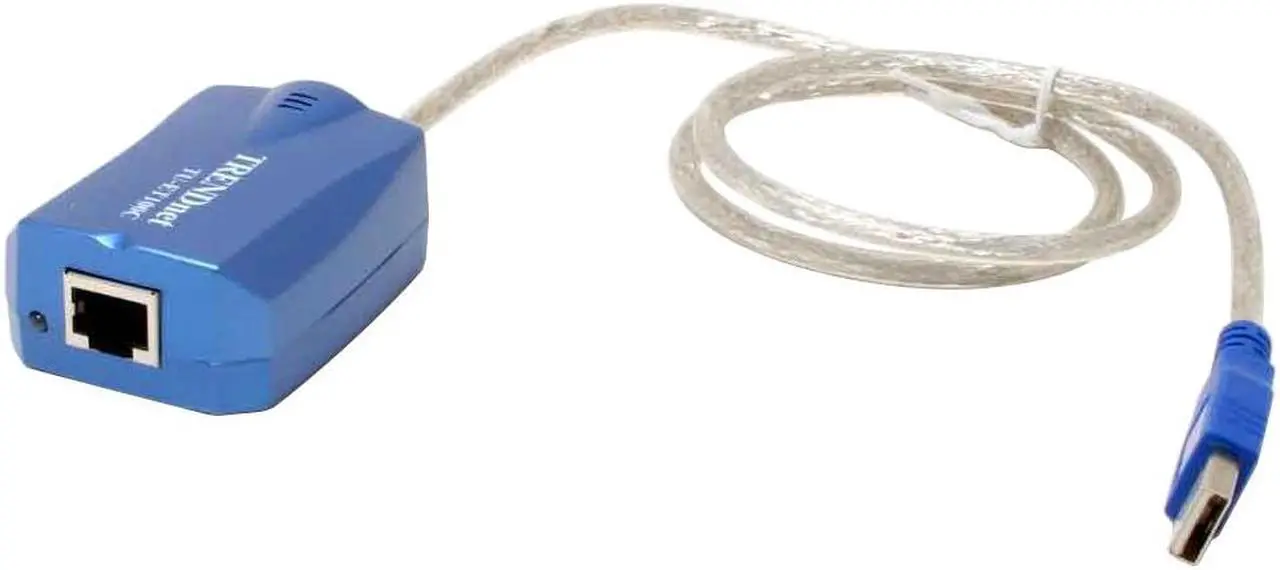 Main image of TRENDnet TU-ET100C to Ethernet Adapter 10/20/100/200Mbps USB 1 x RJ45