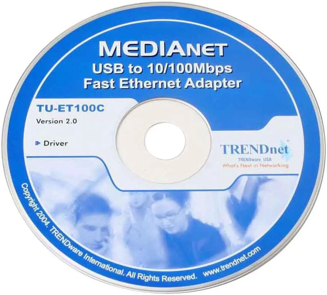 Alt view image 2 of 3 - TRENDnet TU-ET100C to Ethernet Adapter 10/20/100/200Mbps USB 1 x RJ45